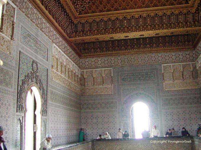 Kalli Friese, polychrome Inneren des Mausoleums Mohamed V, Rabat zelliges - Marokko