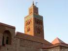Zählen Wände und Architektur der Minarett der Koutoubia, Marrakesch, Marokko.