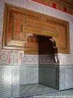 Niche mit edler Dekoration, Groß Riad Bahia Palast, Marrakesch, Marokko.