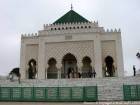 Fassade des Grab von König Mohammed V., Rabat, Marokko.