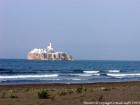 Nekor Inseln Peñón de Alhucemas nach Spanien, Al Hoceima gehör, Marokko.
