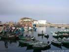 Der Fischerhafen von Al Hoceima, Marokko.