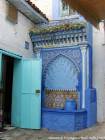 El Madine El Saliha, Brunnen Chefchaouen, Marokko.