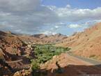 Dades Schluchten, Straße der tausend Kasbahs zu Aït Ibriren, Marokko.