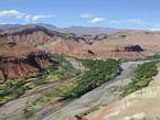 Dades, Panorama am Zusammenfluss, Rose Valley, Marokko.