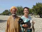 Essaouira, fahren mit einem Hirten zwischen Argan, Marokko.