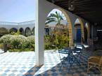 Essaouira, Dar Kenavo, Blick von der Terrasse Arkaden, Marokko.
