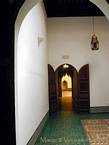 Im Inneren der arabisch-andalusischen M'nebhi Palais Dar, Marrakesch, Marokko.