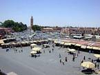 Auf dem Jemaa el Fna, Marrakesch, Marokko.