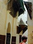 Marquesas geschnitzt in Meknes Spur, Marokko.