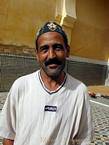 Die Wache entsendenden Imam, Meknes, Marokko.