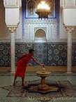 Mausoleum von Moulay Ismail, Innenarchitektur, Meknes, Marokko.