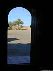Maurischen Öffnung, Merzouga, Kasbah Tombouctou, Marokko.