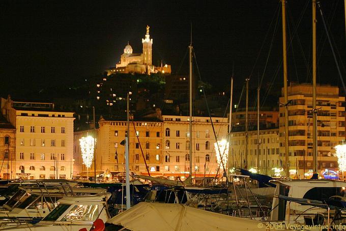 Weihnachtsbeleuchtung, Marseille - Frankreich