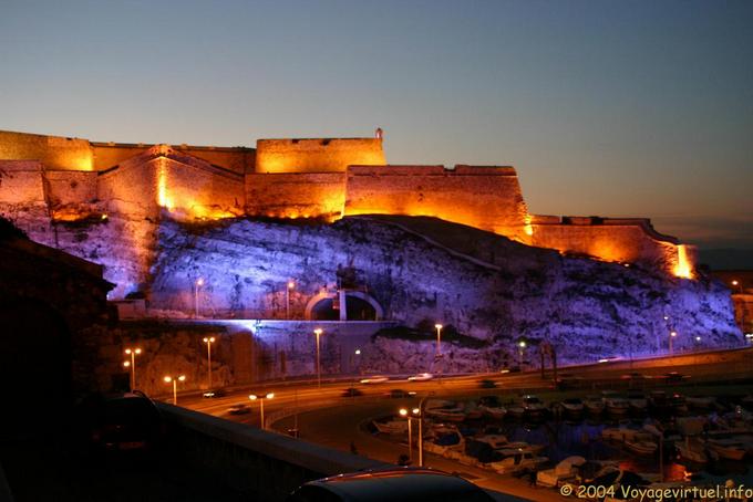Mauern von Fort Saint Nicolas, Marseille - Frankreich