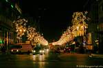 Canebier, beleuchtet boulevard, Marseille, Frankreich.