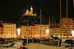 Weihnachtsbeleuchtung, Marseille, Frankreich.