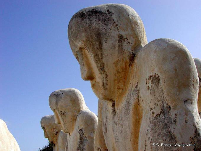 Statue Leiter, Memorial der Anse Cafard - Martinique