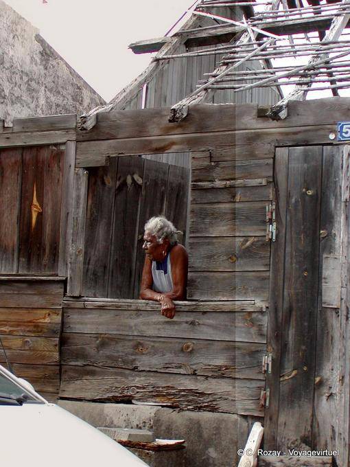Eine alte verfallene Haus in Diamond - Martinique