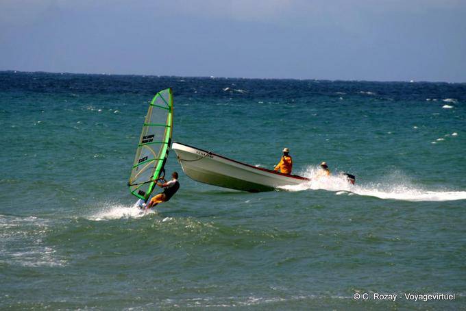 Shock, Windsurfen und Außenborder, Grand'Rivière - Martinique