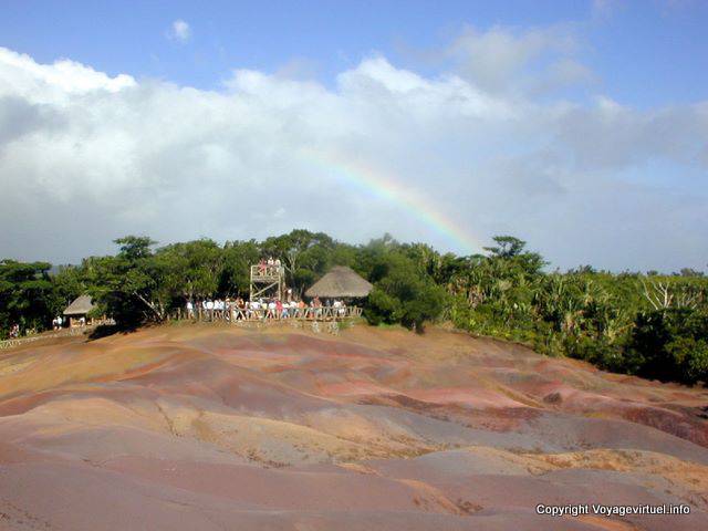 Vulkanasche, Chamarel, Mauritius.
