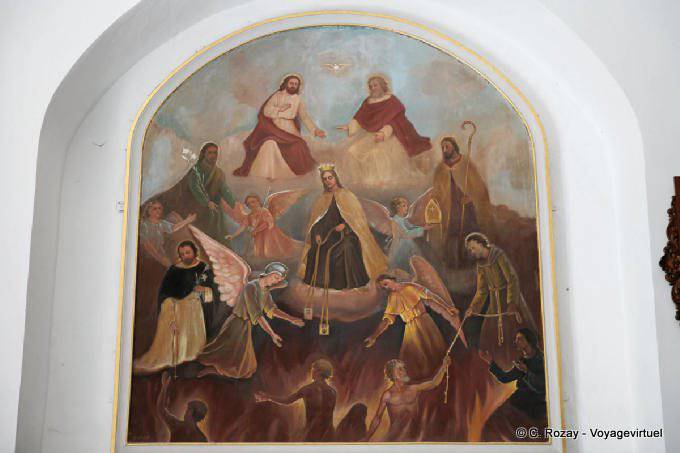 Malerei im Museum für Sakrale Kunst, Campeche - Mexiko
