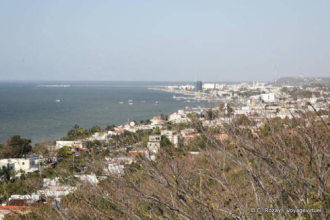 Panorama von Campeche von Fort San Miguel - Mexiko