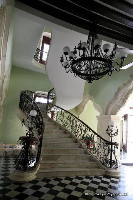 Monumentale Treppe des Palastes, Campeche - Mexiko