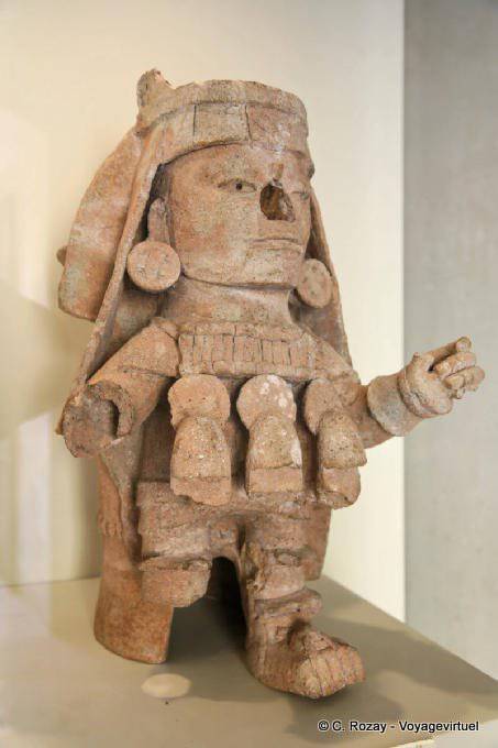 Maya-Statue, Museo Maya Archäologie, Campeche - Mexiko