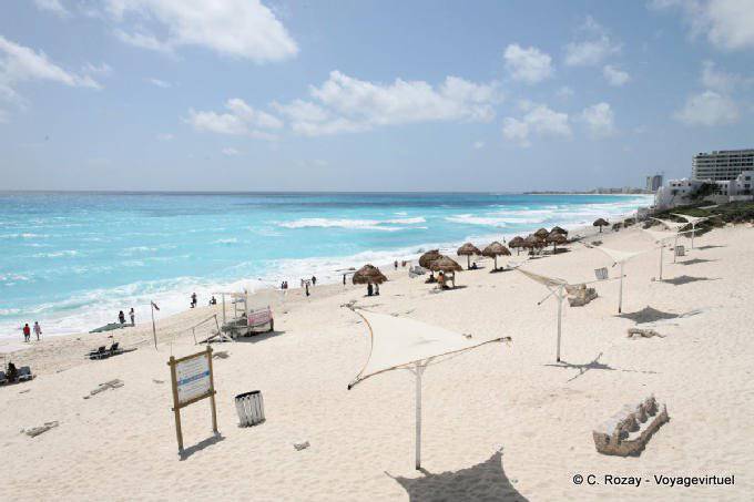 Cancun, Playa Delfines - Mexiko