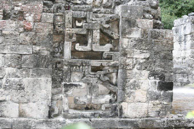 Haus der Mund der Schlange, Chicanna - Mexiko