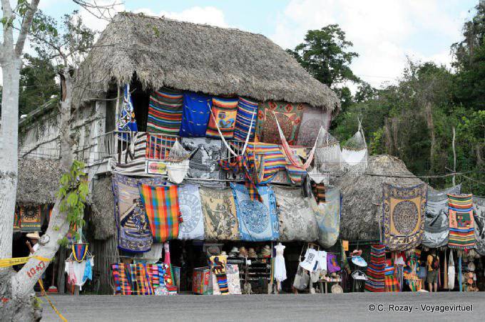 Typische touristische Geschäft, Cobá - Mexiko