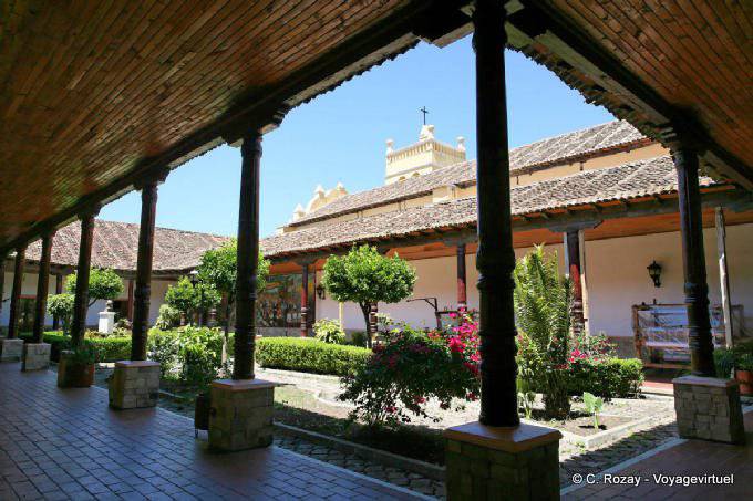 Die Terrasse der Casa de la Cultura, Comitán - Mexiko