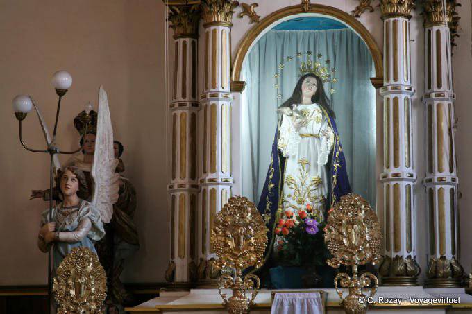 Die Jungfrau und der Engel, Santo Domingo, Comitán - Mexiko