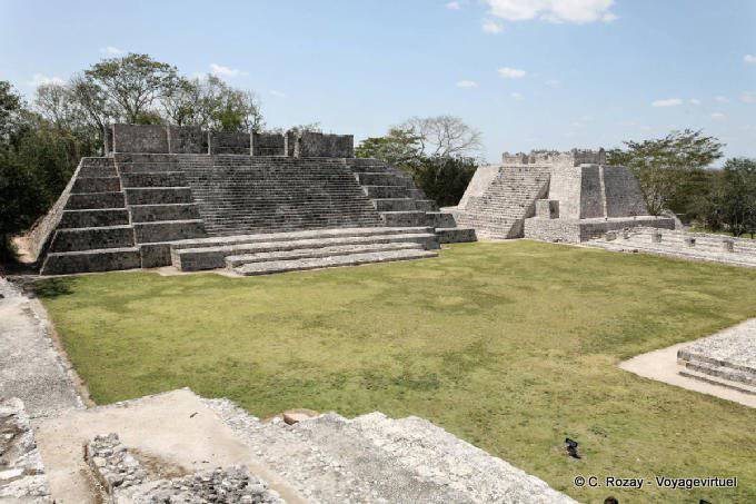 Der Tempel des Mondes, Haus des Mondes, South Temple Edzná - Mexiko