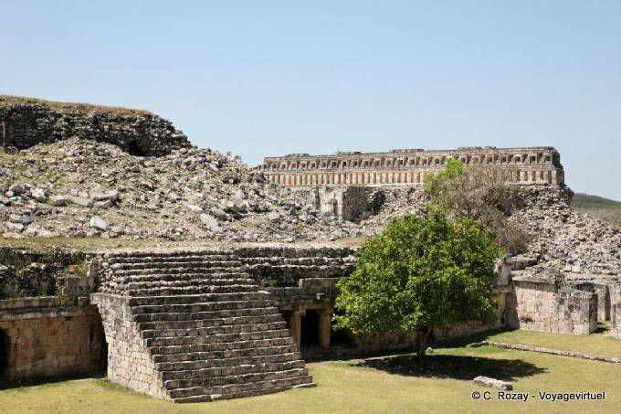 Maggiore Temple Teocalli, Kabah - Mexiko