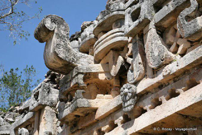 Labná, Mascaron Gott Chac - Mexiko