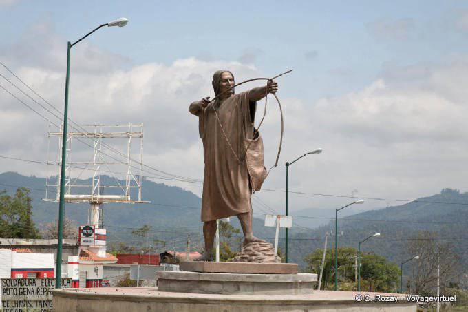 Statue von Ocosingo - Mexiko