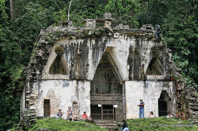 Mirador Hall of Blattkreuzes, Palenque - Mexiko