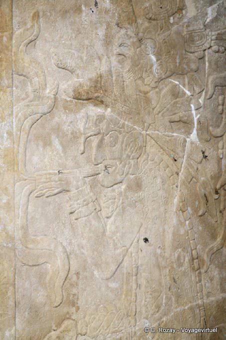 Abbildung K'inich Kan Bahlam, Tempel des Kreuzes, Palenque - Mexiko