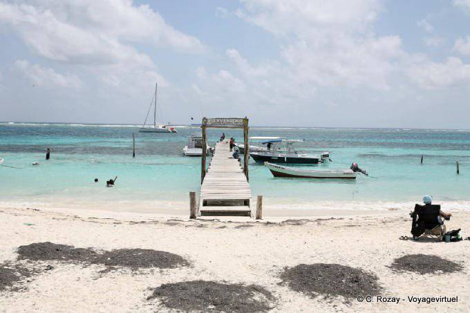 Ponton Bienvenidos, Puerto Morelos - Mexiko