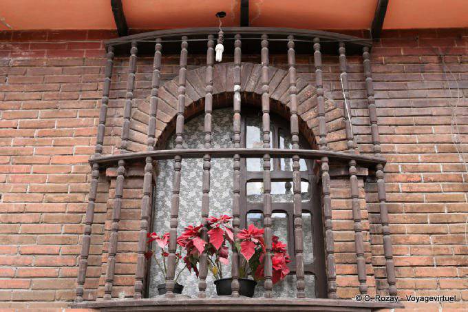 Brick-Fenster in San Cristobal de Las Casas - Mexiko