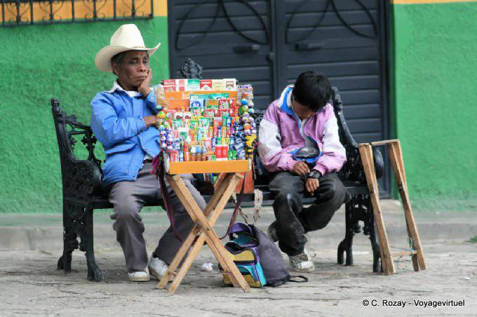 Nap Hausierer, Plazuela del Cerrillo San Cristobal de las Casas - Mexiko