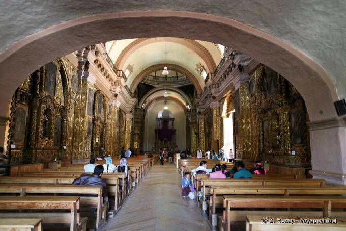 Nave Barock Solomon-Modus, Santo Domingo Church Nave San Cristobal de las Casas - Mexiko