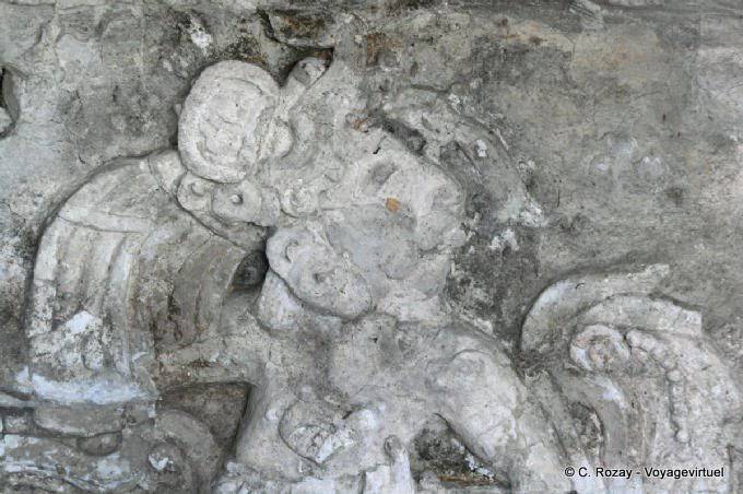 Maya-Relief Fragment Tonina - Mexiko
