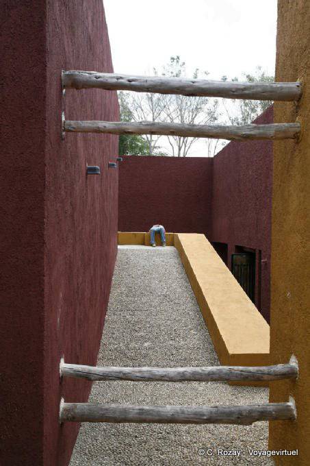 Architektur Nickerchen außerhalb Tonina Museum - Mexiko