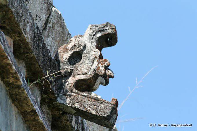 Coil Detail, Skulptur, Uxmal - Mexiko