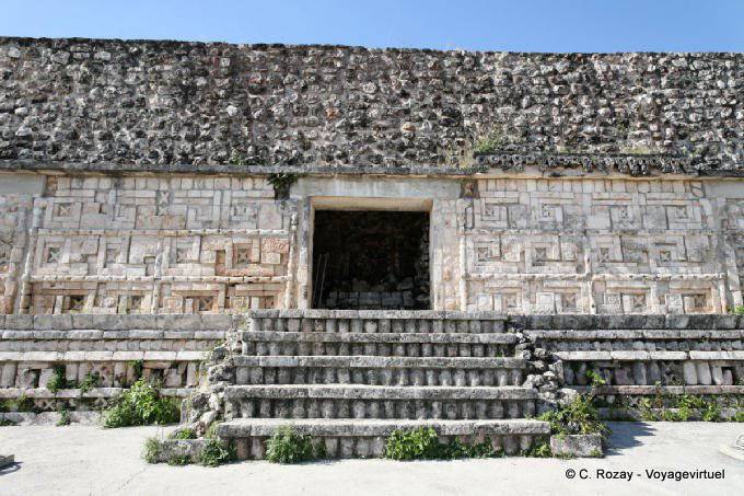 Der Tempel der Papageien, Übersicht, Große Pyramide, Uxmal - Mexiko