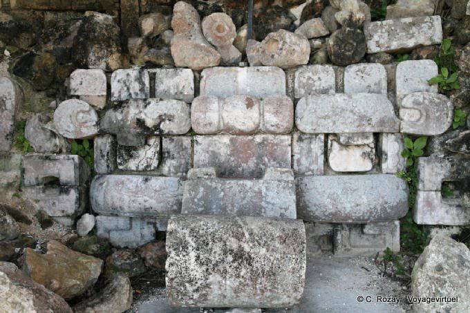 Der Thron, Große Pyramide, Uxmal - Mexiko