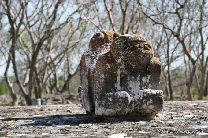 Der Jaguar Thron, Uxmal - Mexiko